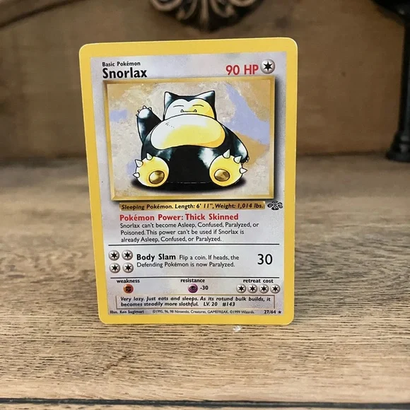 Pokemon | Toys | Snorlax Pokemon Tcg Card Jungle 2764 999 | Poshmark